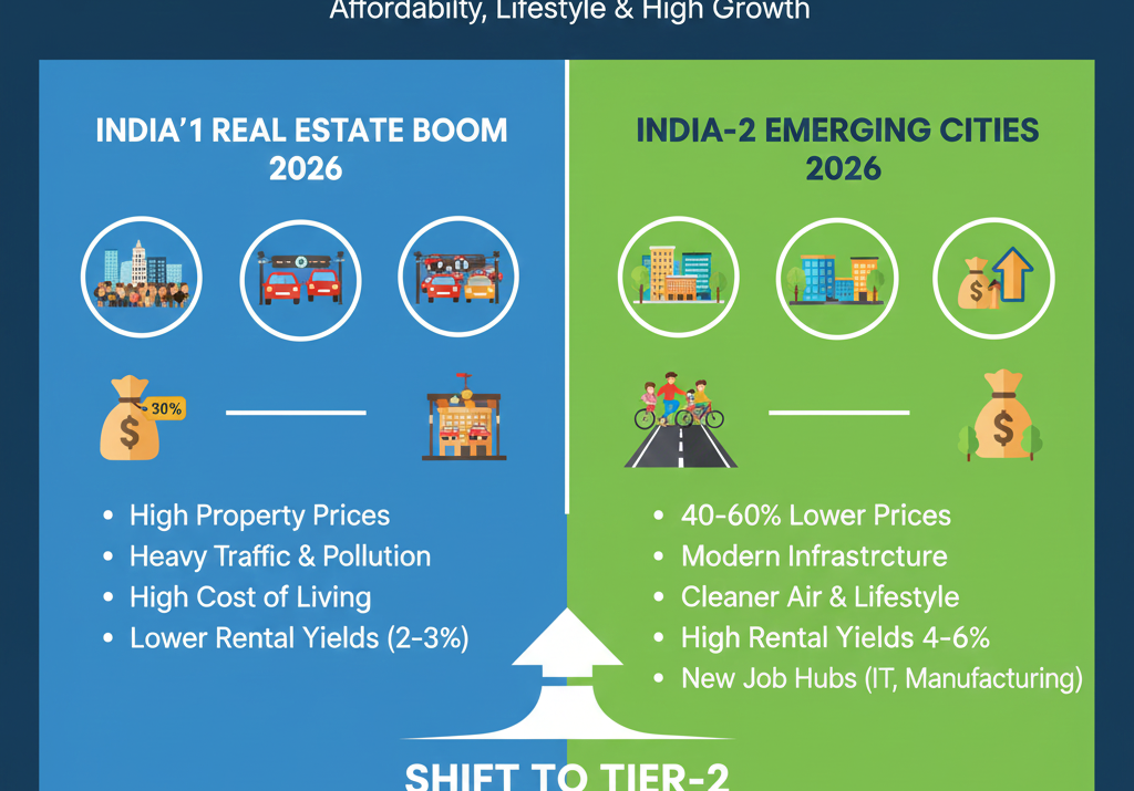 Why Tier-2 Cities Are Leading India’s Real Estate Boom in 2026