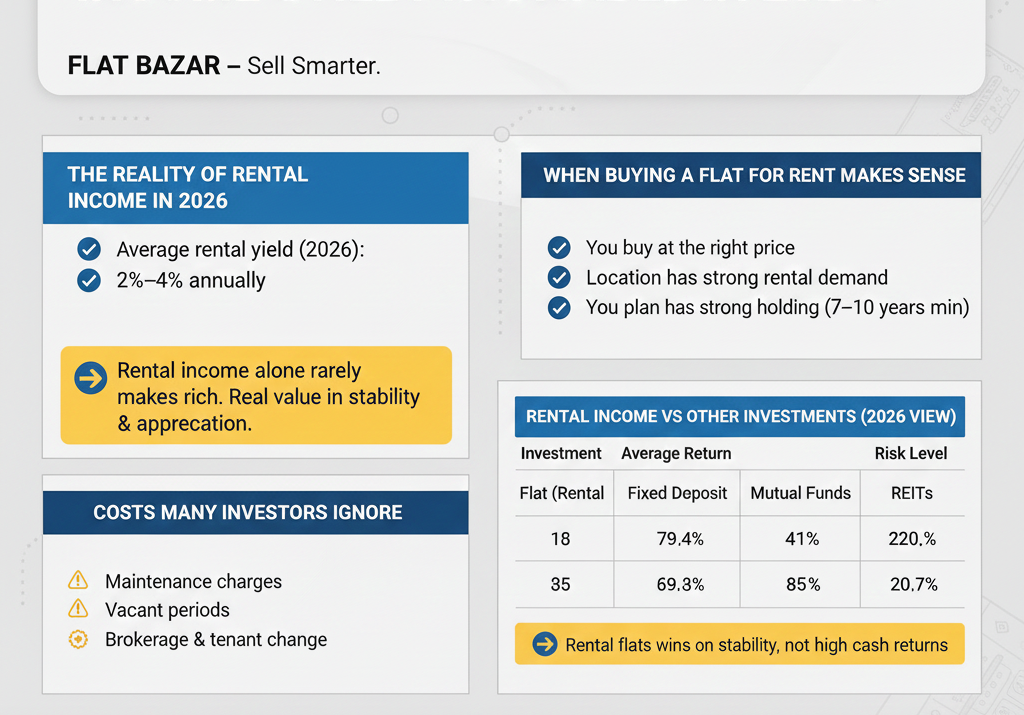 Is Buying A Flat For Rental Income Still Profitable In 2026? – Flat Bazar